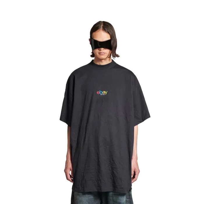 Balenciaga Tshirts Men Men039s Ebay Tshirt Oversized In Black Black Balenciaga Tshirts Men Men039s Ebay Tshirt Oversized In Black Black