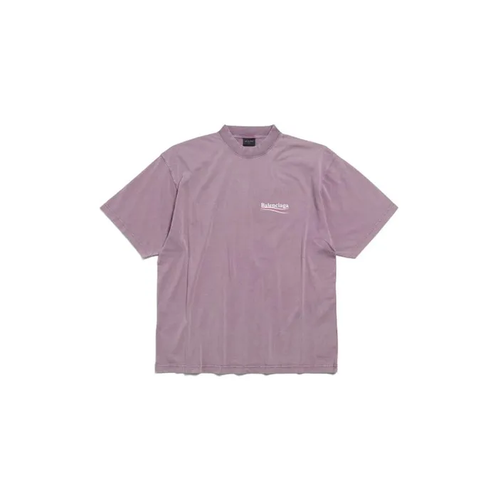Balenciaga Tshirts Men Men039s Political Campaign Tshirt Medium Fit In Faded Purple Faded Purple Balenciaga Tshirts Men Men039s Political Campaign Tshirt Medium Fit In Faded Purple Faded Purple