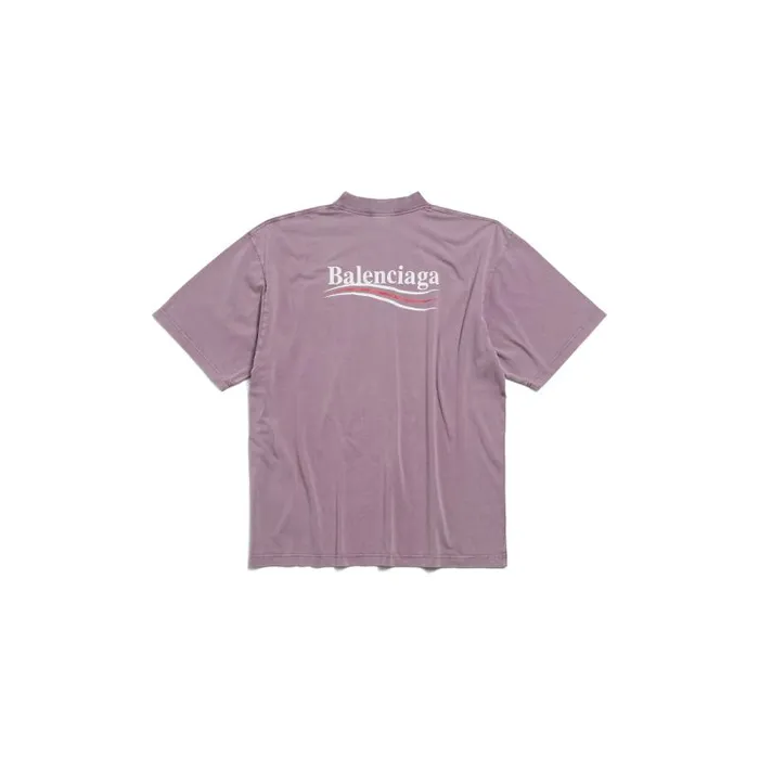 Balenciaga Tshirts Men Men039s Political Campaign Tshirt Medium Fit In Faded Purple Faded Purple Balenciaga Tshirts Men Men039s Political Campaign Tshirt Medium Fit In Faded Purple Faded Purple