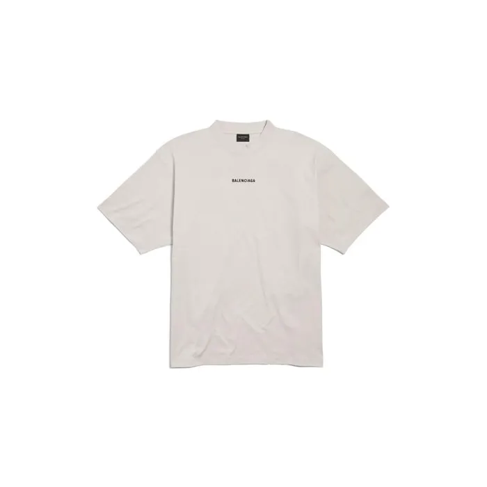 Balenciaga Tshirts WomenMen New Balenciaga Back Tshirt Medium Fit In Off White Off White