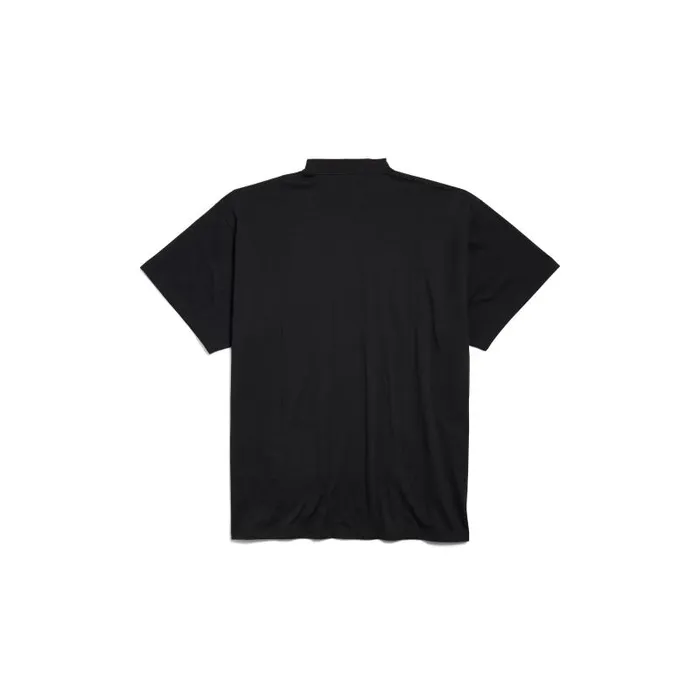 Balenciaga Tshirts WomenMen Women039s Paris Strass Tshirt Oversized In Black Black Balenciaga Tshirts WomenMen Women039s Paris Strass Tshirt Oversized In Black Black