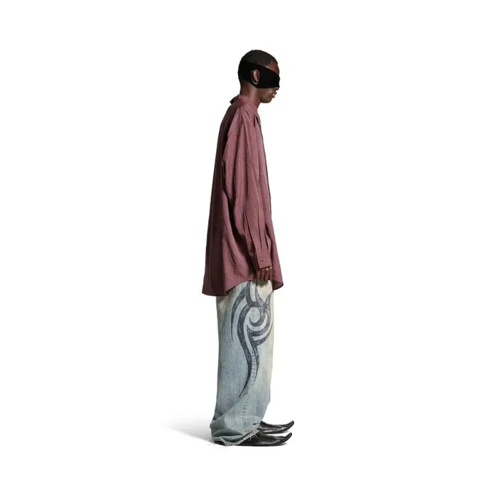 Balenciaga Tops and Shirts Men Men039s Fluid Shirt In Red Red Balenciaga Tops and Shirts Men Men039s Fluid Shirt In Red Red