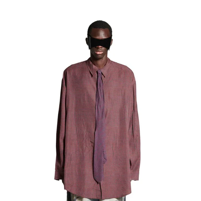 Balenciaga Tops and Shirts Men Men039s Fluid Shirt In Red Red Balenciaga Tops and Shirts Men Men039s Fluid Shirt In Red Red
