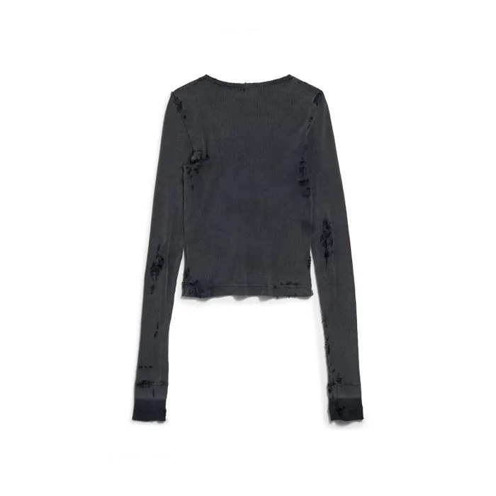 Balenciaga Tops and Shirts Women Women039s Distressed Lingerie Top In Black Black Balenciaga Tops and Shirts Women Women039s Distressed Lingerie Top In Black Black