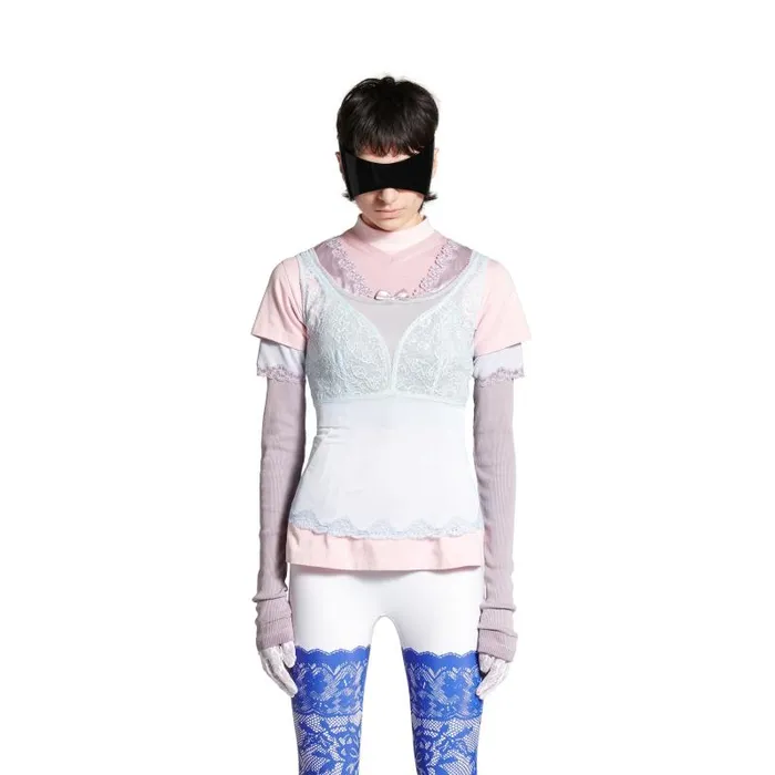 Balenciaga Tops and Shirts Women Women039s Layered Top In Multicolored Multicolored