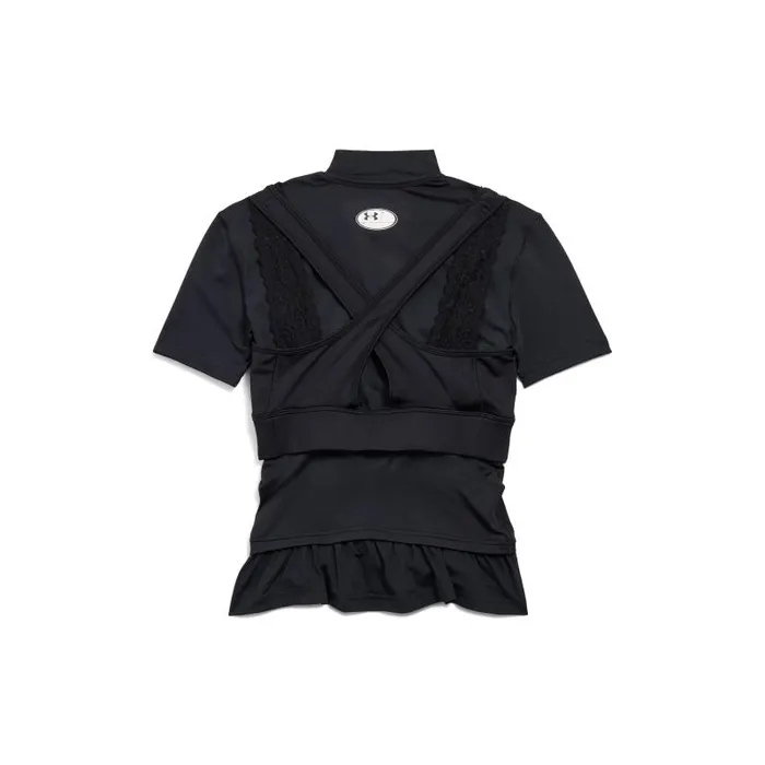 Balenciaga Tops and Shirts Women Women039s Under Armour Crewneck Layered Short Sleeve Top In Black Black Balenciaga Tops and Shirts Women Women039s Under Armour Crewneck Layered Short Sleeve Top In Black Black