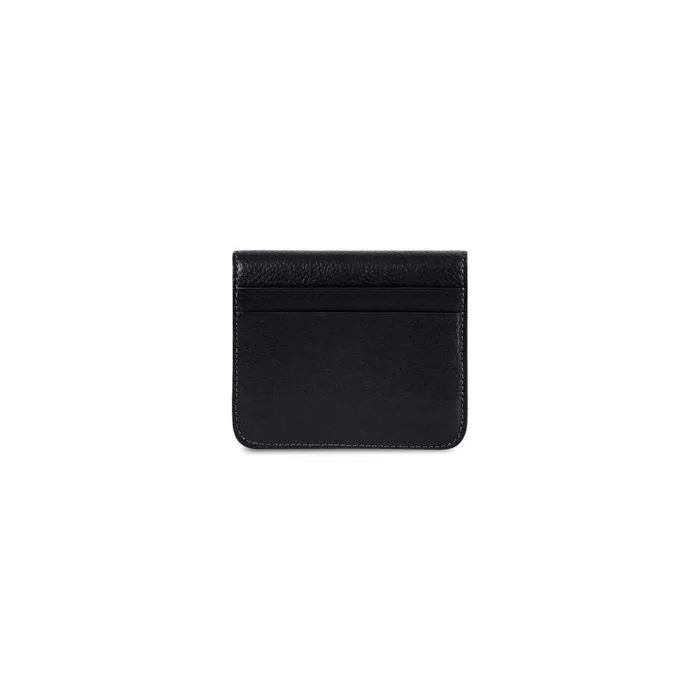 Balenciaga Wallets Women Cash Flap Coin And Card Holder In Black Black Balenciaga Wallets Women Cash Flap Coin And Card Holder In Black Black