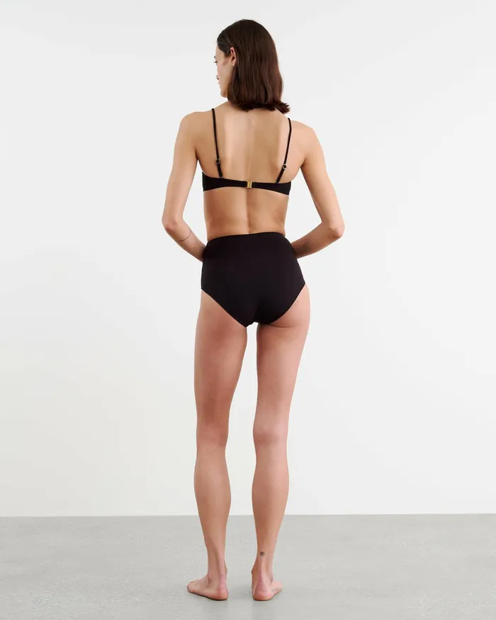 BANDEAU BIKINI TOP Black Women Nili Lotan Swim
