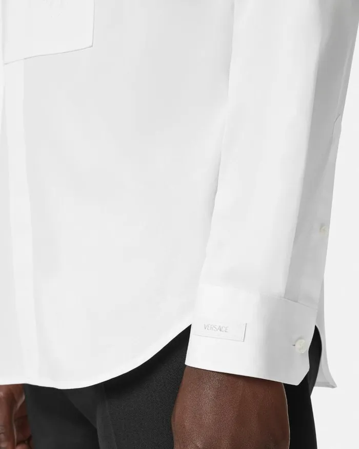 Barocco Formal Shirt White Men Versace Shirts