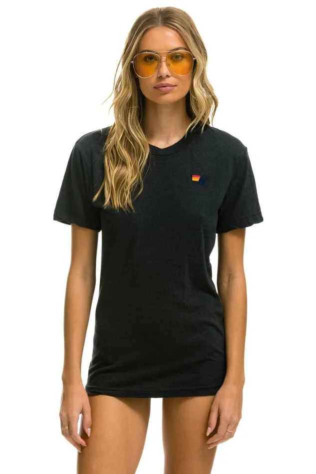 Basic Tee 8211 Charcoal WomenMen Aviator Nation Tees