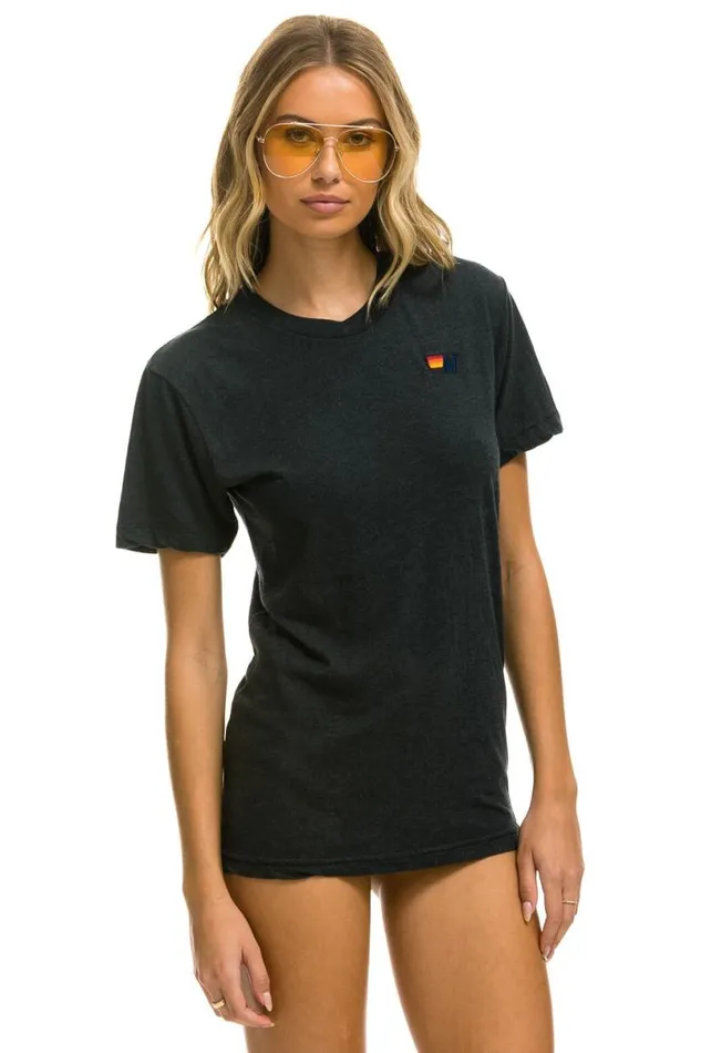 Basic Tee 8211 Charcoal WomenMen Aviator Nation Tees