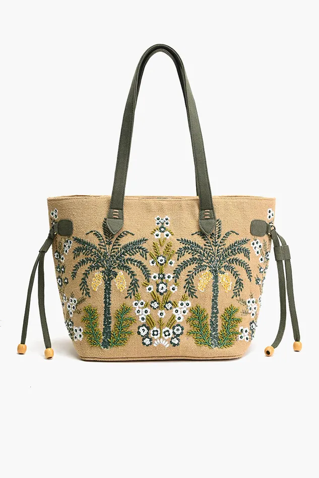 Beach Bags Desert Oasis Drawstring Tote America and Beyond Women