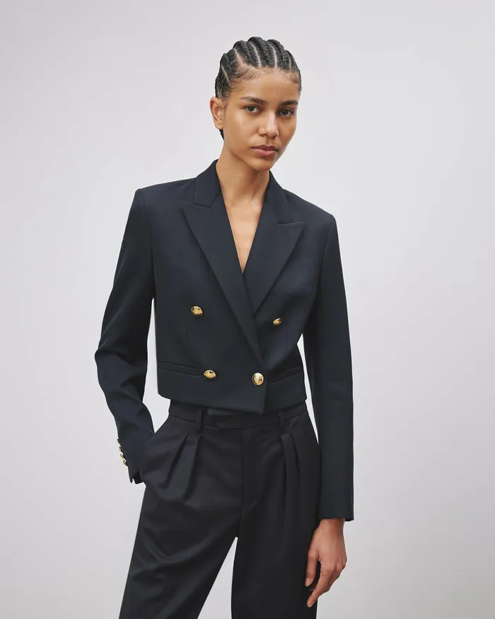 BEAUREGARD BLAZER Stone Women Nili Lotan Jackets and Blazers