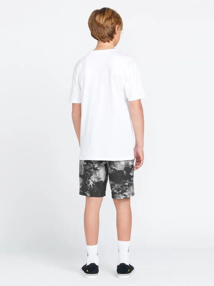 Big Boys Featured Artist Tetsunori Short Sleeve Tee 8211 White Kids Volcom Skate