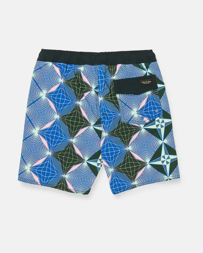 Big Boys Interwebz Trunks 8211 Blue Kids Volcom Boardshorts and Trunks