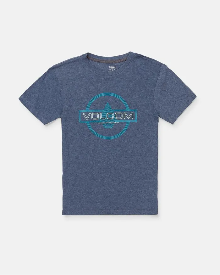 Big Boys Line Service Short Sleeve Tee 8211 Navy Heather Kids Volcom TShirts and Tanks Big Boys Line Service Short Sleeve Tee 8211 Navy Heather Kids Volcom TShirts and Tanks