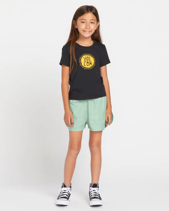 Big Girls I Got U Baby Short Sleeve Tee 8211 Black Kids Volcom TShirts and Tanks Big Girls I Got U Baby Short Sleeve Tee 8211 Black Kids Volcom TShirts and Tanks