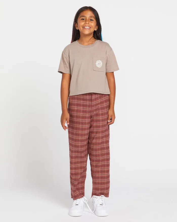 Big Girls Pkt Dial Short Sleeve Tee 8211 Moondust Kids Volcom TShirts and Tanks Big Girls Pkt Dial Short Sleeve Tee 8211 Moondust Kids Volcom TShirts and Tanks