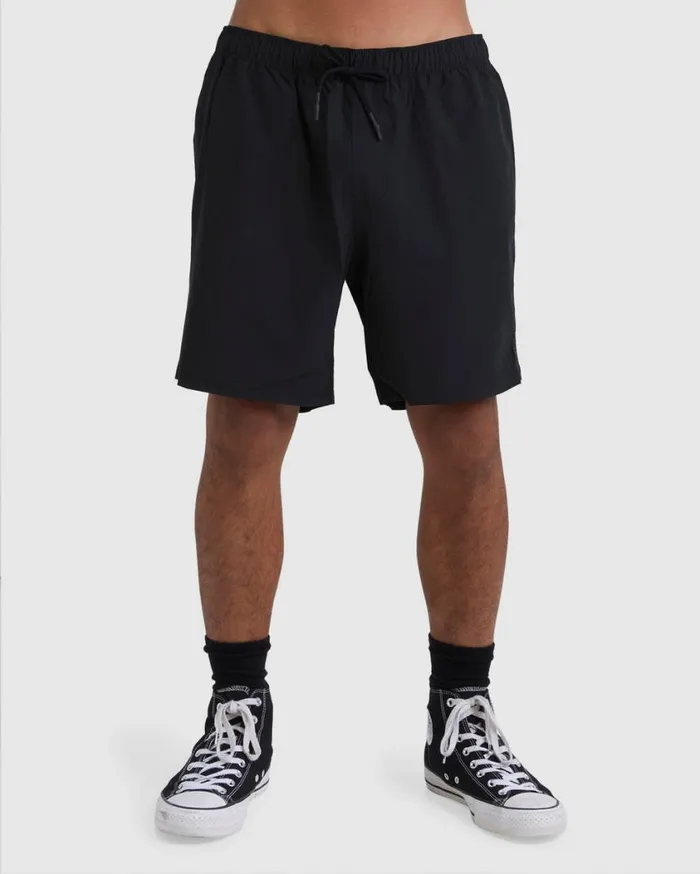 Billabong ADiv Surftrek Elastic Shorts 17034 Black Mens Shorts