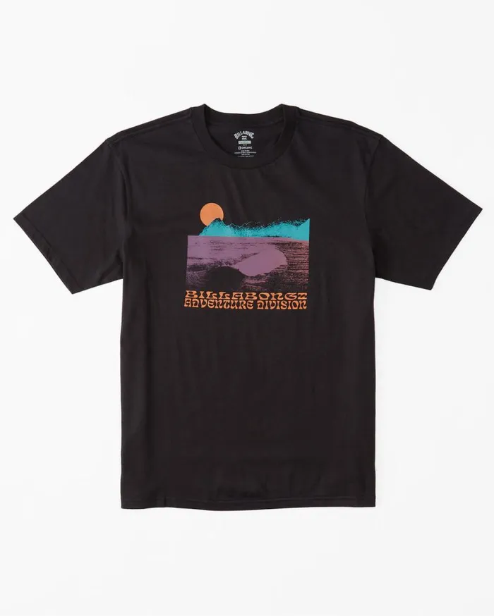 Billabong Alaska Wave Organic TShirt Washed Black Mens TShirts Billabong Alaska Wave Organic TShirt Washed Black Mens TShirts