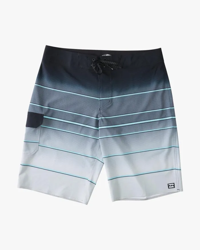 Billabong All Day Stripe Pro Boardshorts 21034 Stealth Mens Pro Boardshorts
