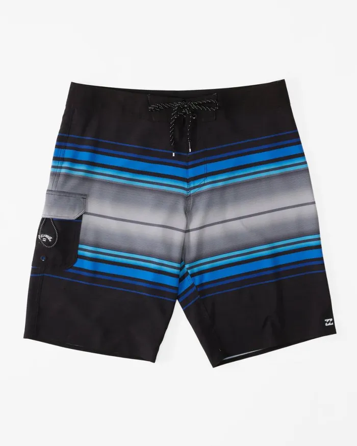 Billabong All Day Stripe Pro Performance 20034 Boardshorts Black Mens Pro Boardshorts