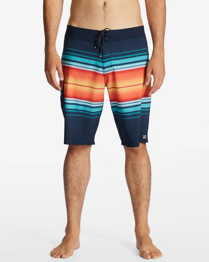 Billabong All Day Stripe Pro Performance 20034 Boardshorts Navy Mens Pro Boardshorts