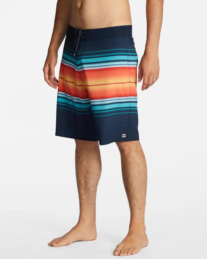 Billabong All Day Stripe Pro Performance 20034 Boardshorts Navy Mens Pro Boardshorts