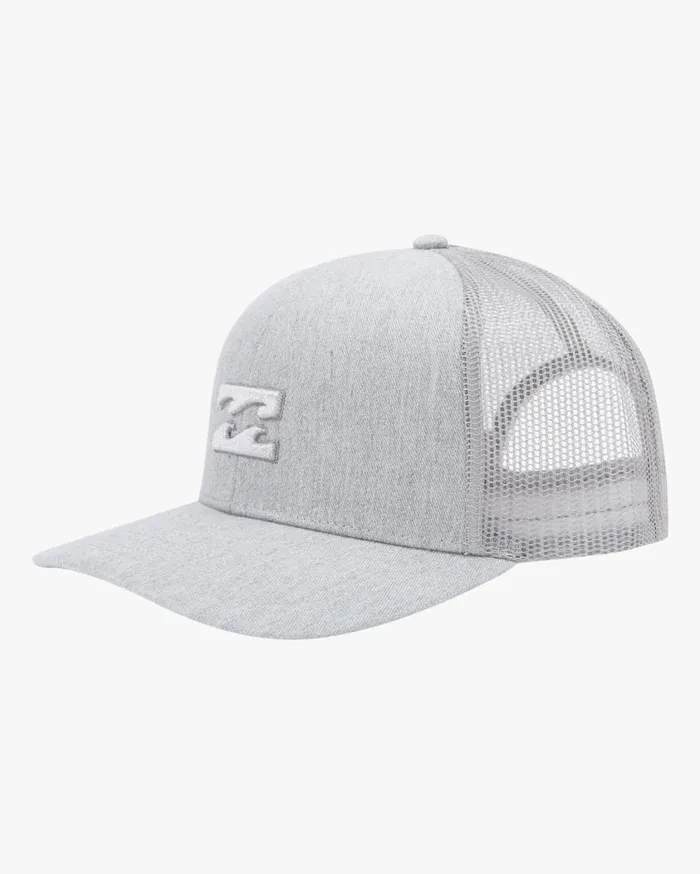 Billabong All Day Trucker Hat Grey Heather Mens Beanies
