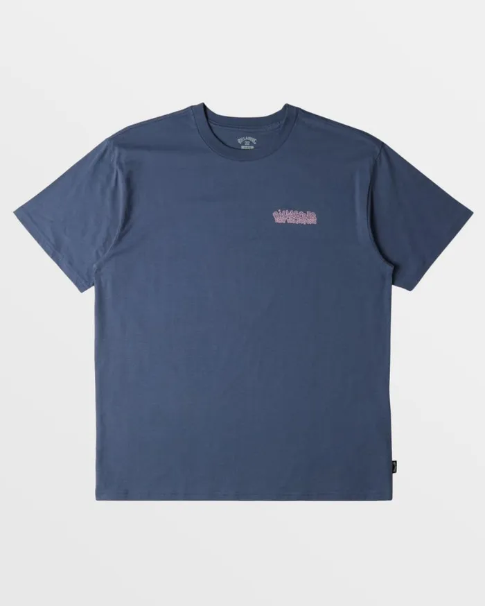 Billabong Early Birds TShirt Slate Blue Mens TShirts Billabong Early Birds TShirt Slate Blue Mens TShirts
