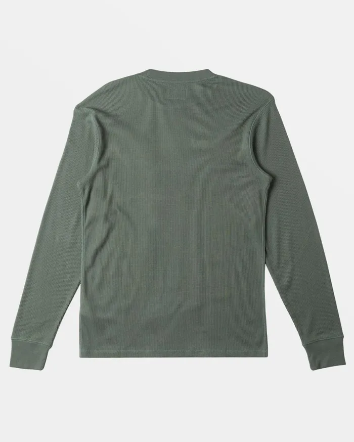 Billabong Essential Long Sleeve Thermal Top Fern Mens TShirts Billabong Essential Long Sleeve Thermal Top Fern Mens TShirts