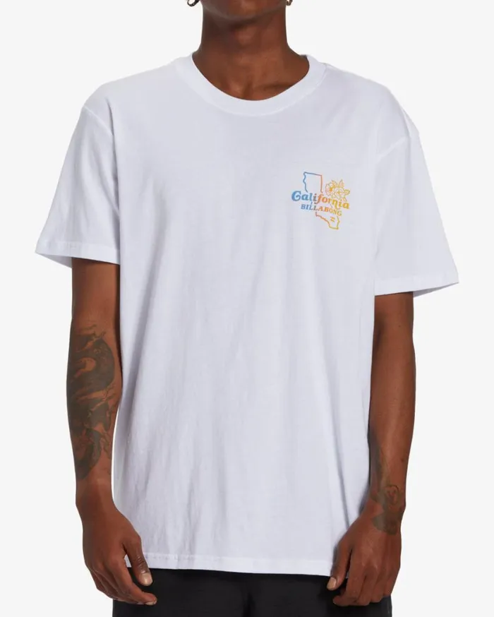 Billabong Handkie California Short Sleeve TShirt White Mens TShirts Billabong Handkie California Short Sleeve TShirt White Mens TShirts