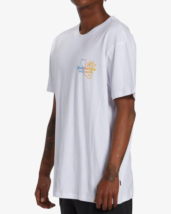 Billabong Handkie California Short Sleeve TShirt White Mens TShirts Billabong Handkie California Short Sleeve TShirt White Mens TShirts