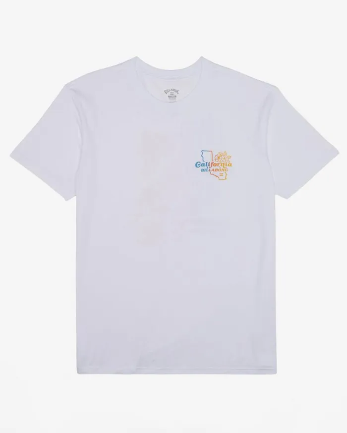 Billabong Handkie California Short Sleeve TShirt White Mens TShirts Billabong Handkie California Short Sleeve TShirt White Mens TShirts