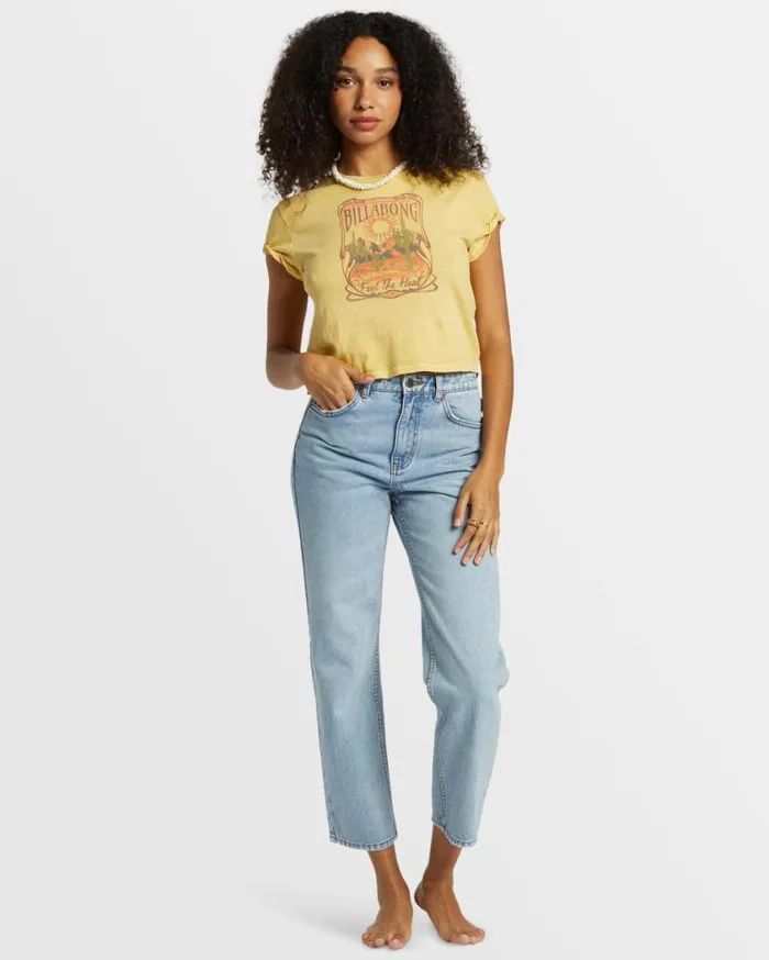 Billabong High Tides StraightLeg Denim Pant Indigo Rinse Womens Jeans and Pants Billabong High Tides StraightLeg Denim Pant Indigo Rinse Womens Jeans and Pants
