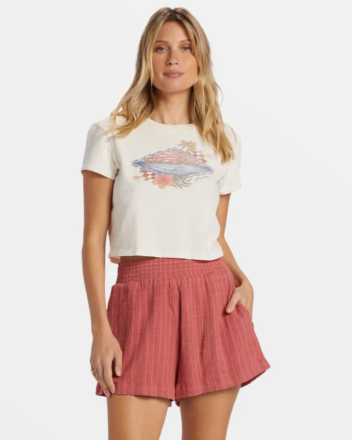 Billabong In The Waves Short Red Clay Womens Shorts