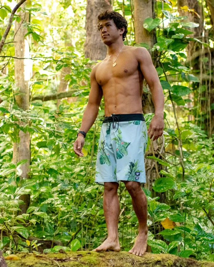 Billabong Kamea Jungle Pro Boardshorts 19034 Seaglass Mens Pro Boardshorts