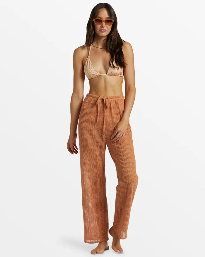 Billabong Largo Beach Pant Cover Up Toffee Womens Jeans and Pants Billabong Largo Beach Pant Cover Up Toffee Womens Jeans and Pants