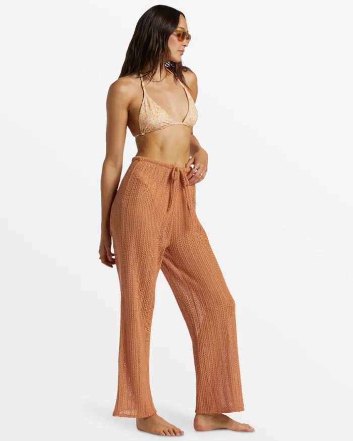 Billabong Largo Beach Pant Cover Up Toffee Womens Jeans and Pants Billabong Largo Beach Pant Cover Up Toffee Womens Jeans and Pants