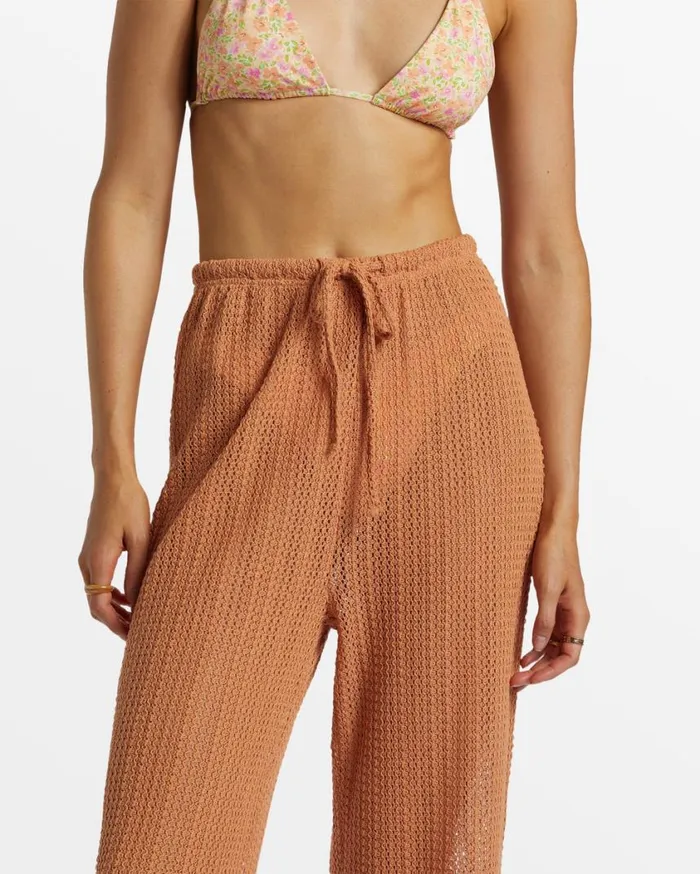 Billabong Largo Beach Pant Cover Up Toffee Womens Jeans and Pants Billabong Largo Beach Pant Cover Up Toffee Womens Jeans and Pants
