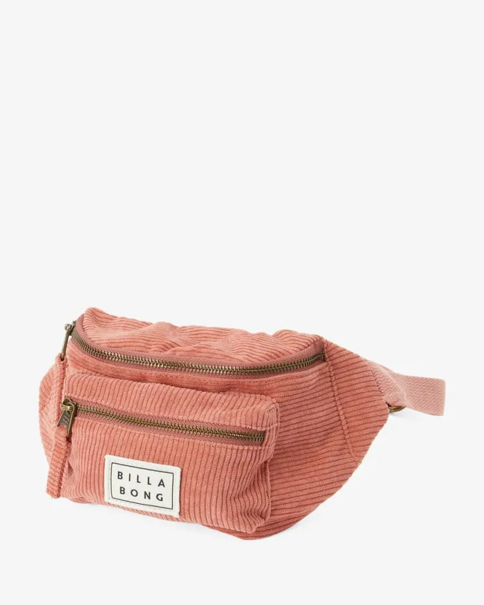 Billabong On My Bum Waist Pack Rose Dawn Womens Beach Accessories Billabong On My Bum Waist Pack Rose Dawn Womens Beach Accessories