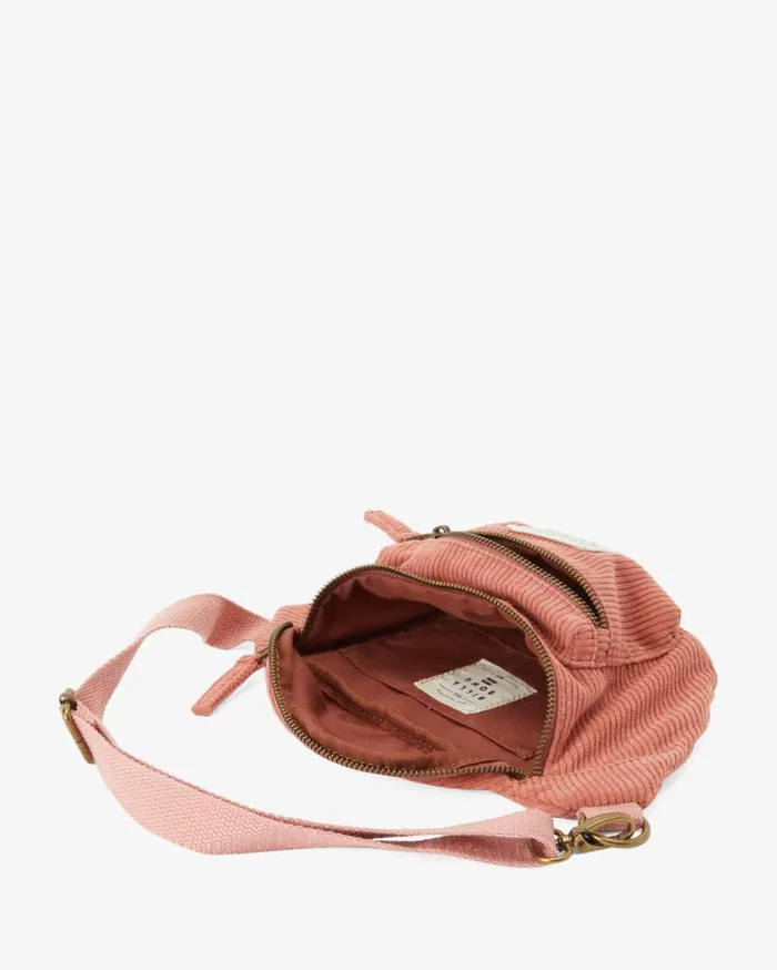 Billabong On My Bum Waist Pack Rose Dawn Womens Beach Accessories Billabong On My Bum Waist Pack Rose Dawn Womens Beach Accessories