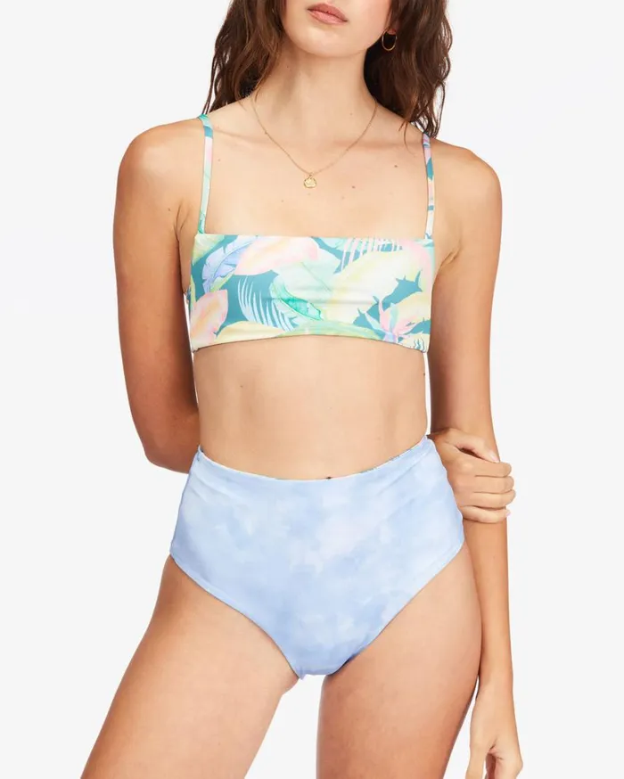 Billabong Rides And Tides Bralette Reversible Bikini Top Multi Womens Bikini Tops Billabong Rides And Tides Bralette Reversible Bikini Top Multi Womens Bikini Tops