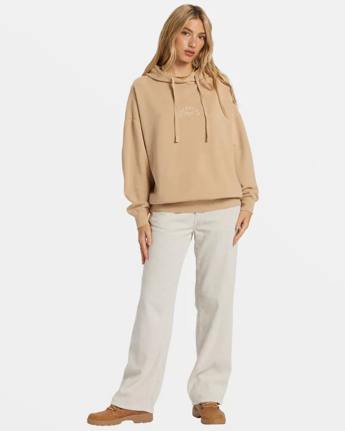 Billabong So Classic Hoodie Khaki Womens Sweatshirts and Fleece Billabong So Classic Hoodie Khaki Womens Sweatshirts and Fleece