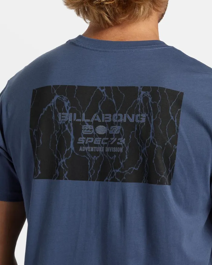 Billabong Spec 73 TShirt Slate Blue Mens TShirts