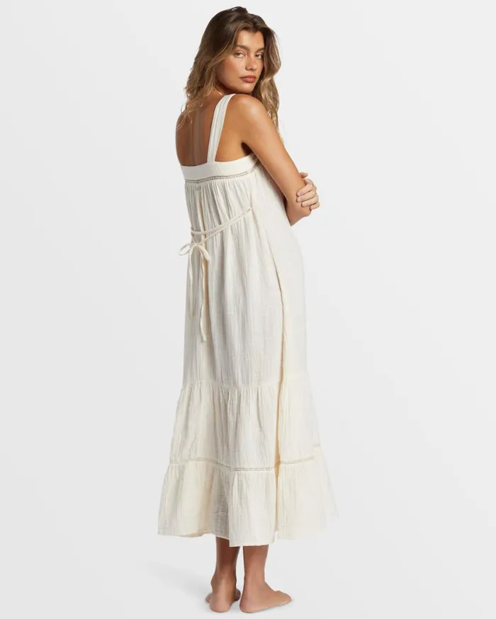 Billabong Summers End Maxi Dress White Cap Womens Dresses Billabong Summers End Maxi Dress White Cap Womens Dresses