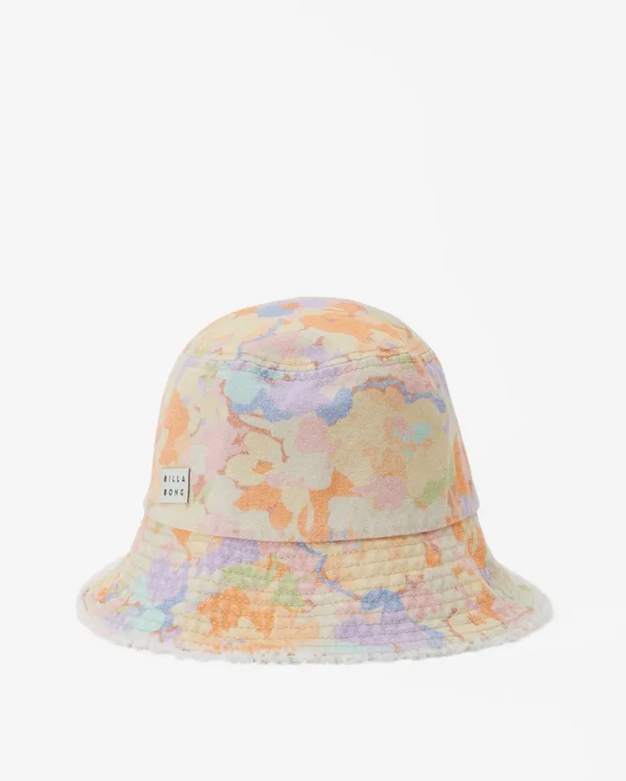 Billabong Suns Out Bucket Hat Lilac Breeze Womens Hats and Beanies