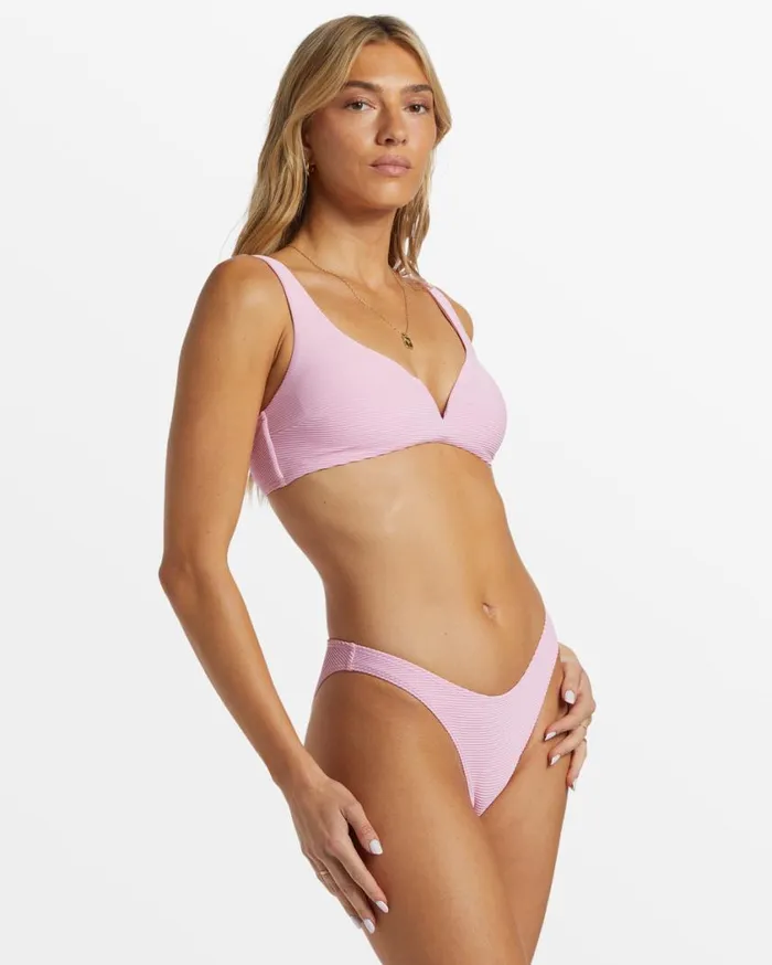 Billabong Tanlines Dion Plunge Bikini Top Pink Dream Womens Bikini Tops Billabong Tanlines Dion Plunge Bikini Top Pink Dream Womens Bikini Tops