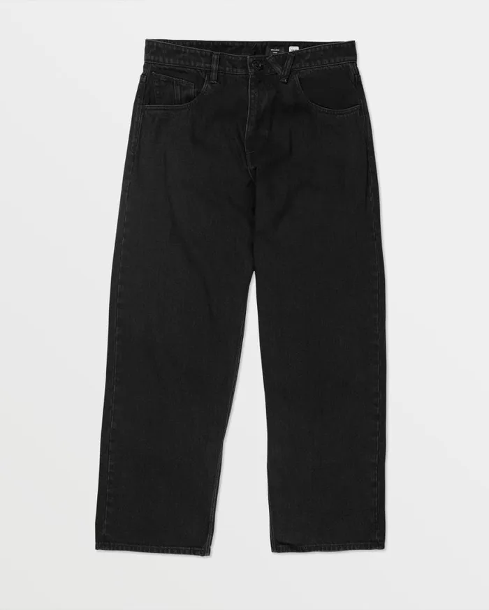 Billow Loose Fit Jeans 8211 Black Mens Volcom Jeans