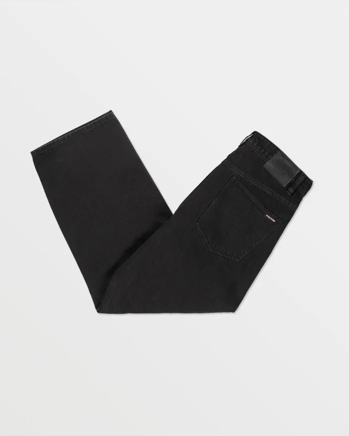 Billow Loose Fit Jeans 8211 Black Mens Volcom Jeans